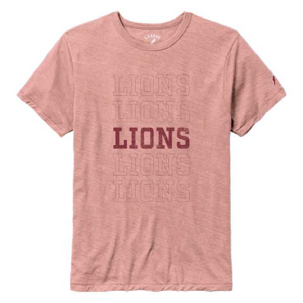 Short Sleeve T-shirt League LIONS PINK (Y)