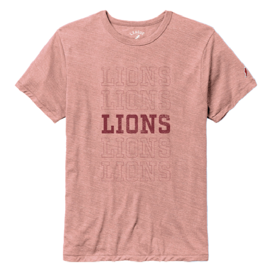 Short Sleeve T-shirt League LIONS PINK (Y)