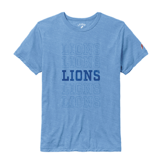 Short Sleeve T-shirt League LIONS BLUE