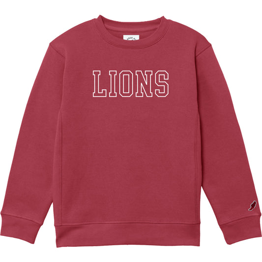 Essential Fleece Crew Lions RED (Y)