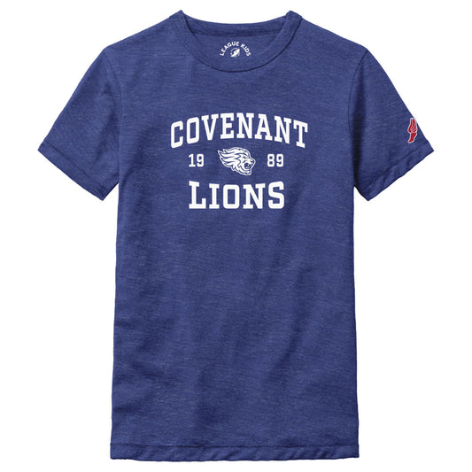 Short Sleeve T-shirt League 1989 Lions BLUE (Y)