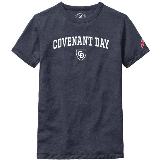 Short Sleeve T-shirt League Shield NAVY (Y)