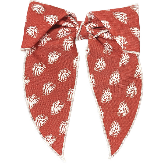 CDS Lions Bow RED (2 Sizes Available)