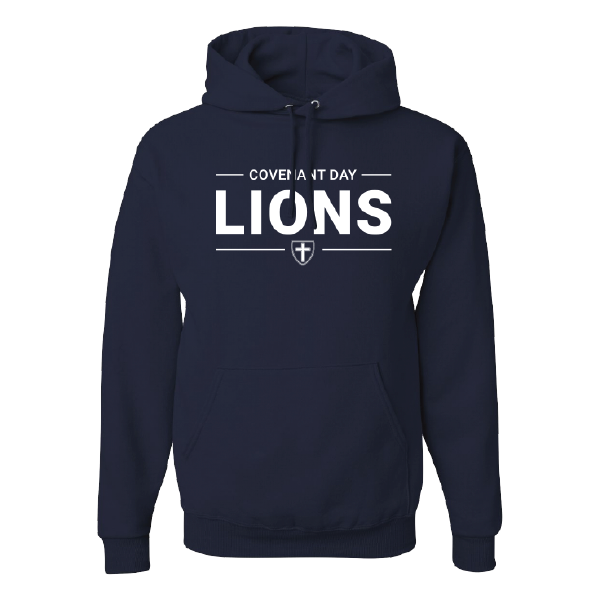 Hooded Sweatshirt Cross NAVY