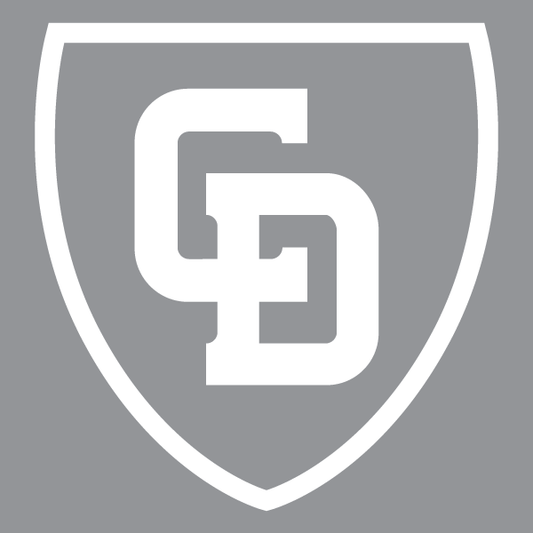 CDS Athletics Logo Transfer Sticker - WHITE